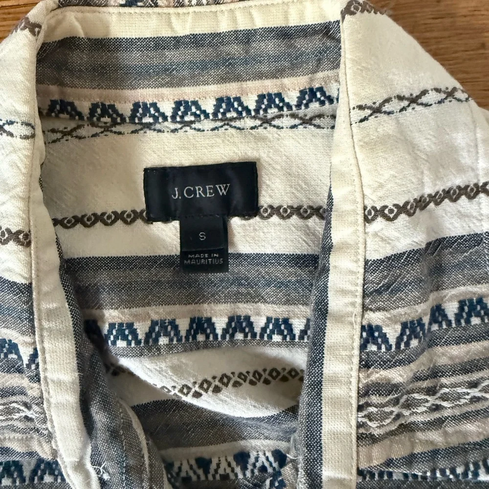 J Crew Button Down Polo - Size Small
